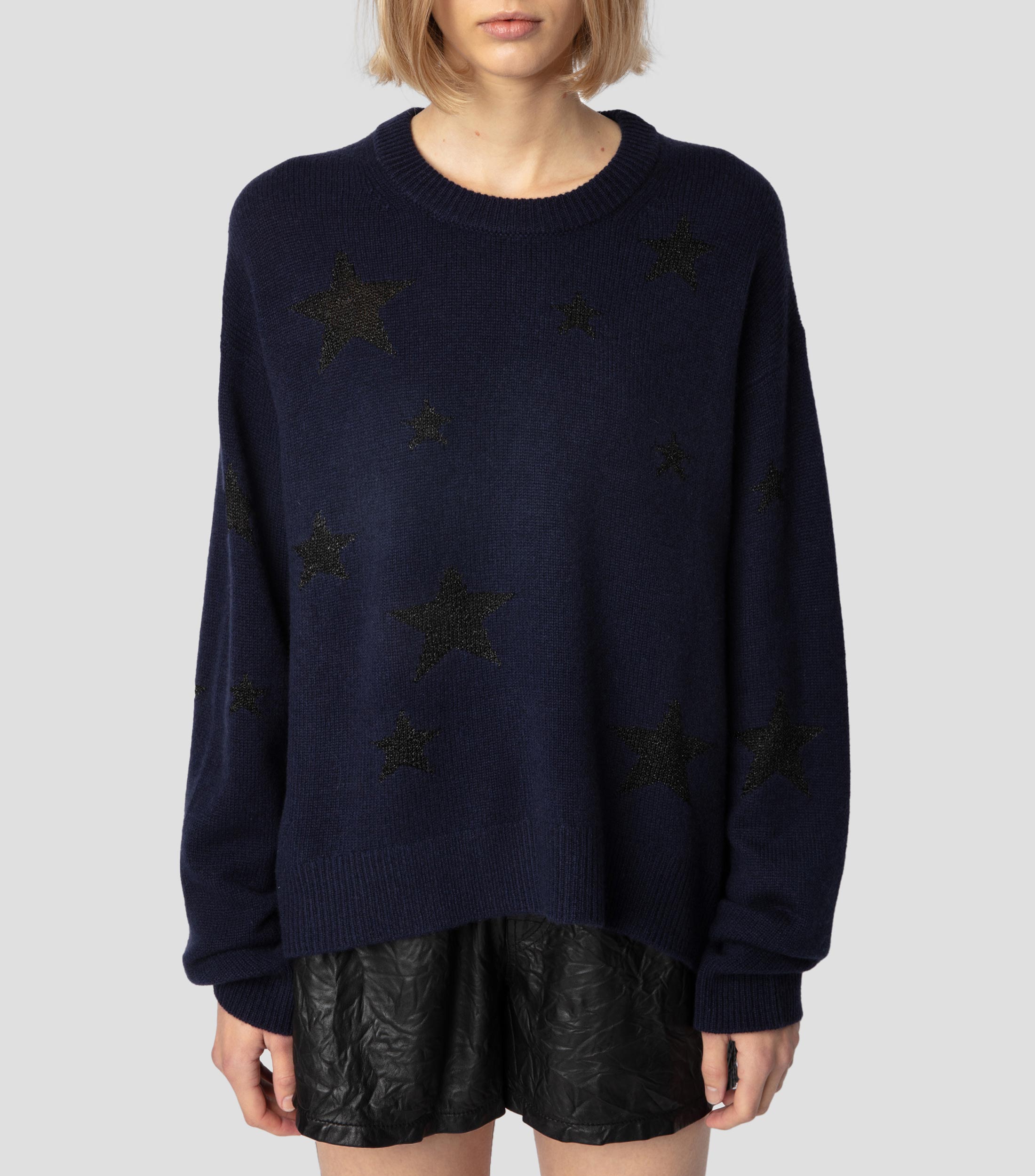 Suéter cuello redondo Markus Stars Lurex Mujer